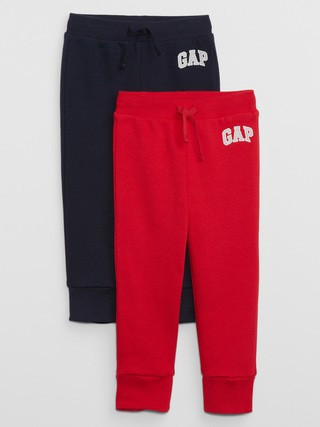 babyGap Logo Pull-On Joggers (2-Pack) | Gap Factory