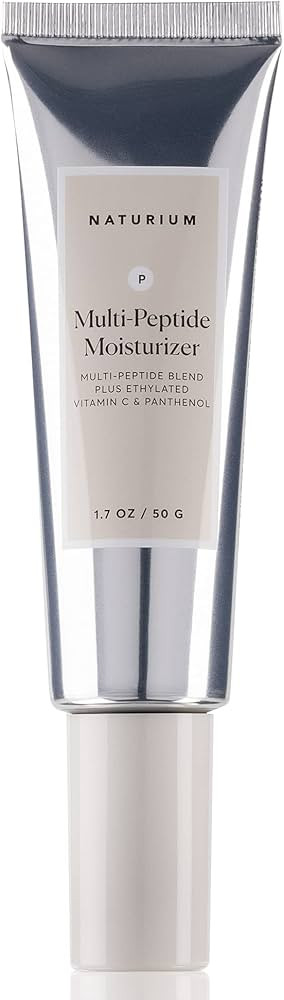 Naturium Multi-Peptide Moisturizer Plus Ethylated Vitamin C & Panthenol, Hydrating & Smoothing Sk... | Amazon (US)