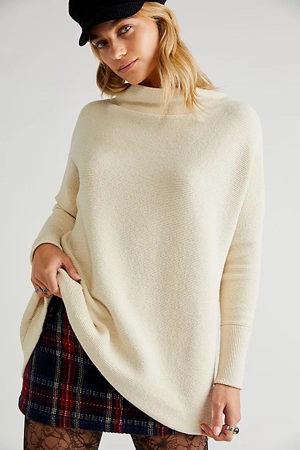 Ottoman Slouchy Tunic by Free People, Parchment, XS | Free People (Global - UK&FR Excluded)