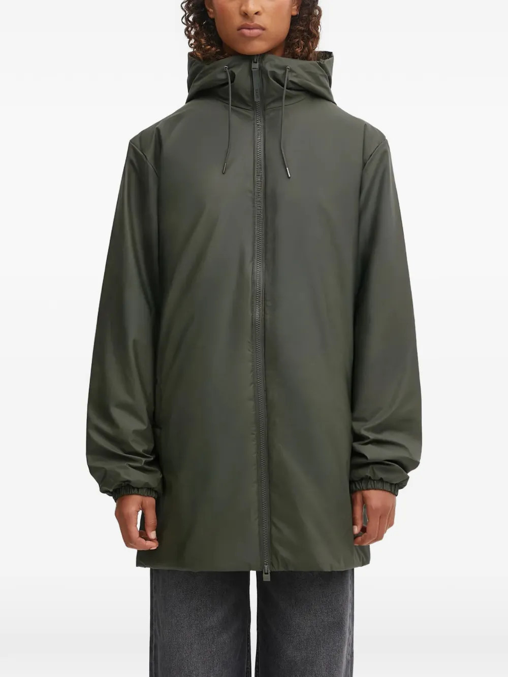 Rains Lohja Insulated hooded parka - Green | Farfetch Global