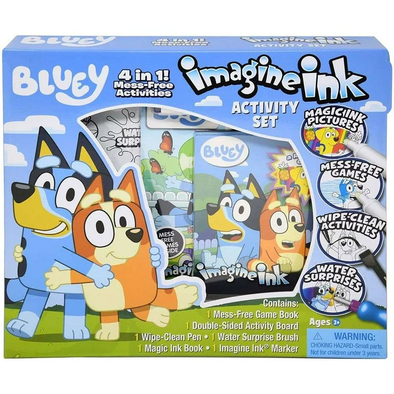 Bluey Imagine Ink Activity Set (4 in 1 Mess Free Activities) | Walmart (US)