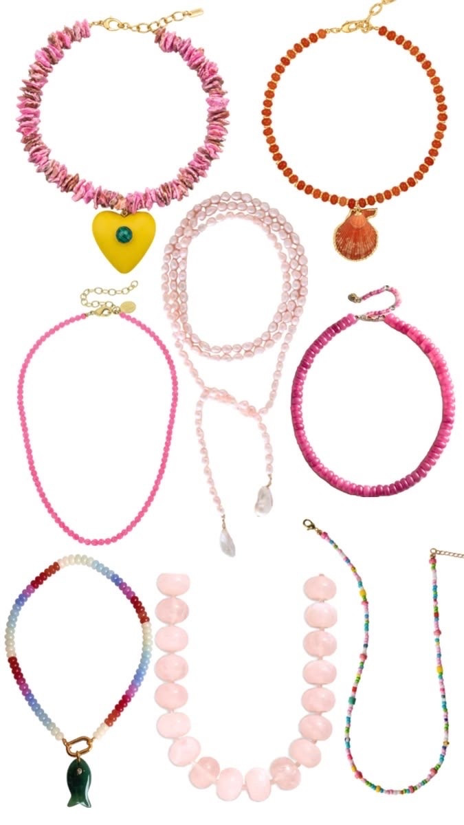Jup jewels + sea bones are the other two necklaces