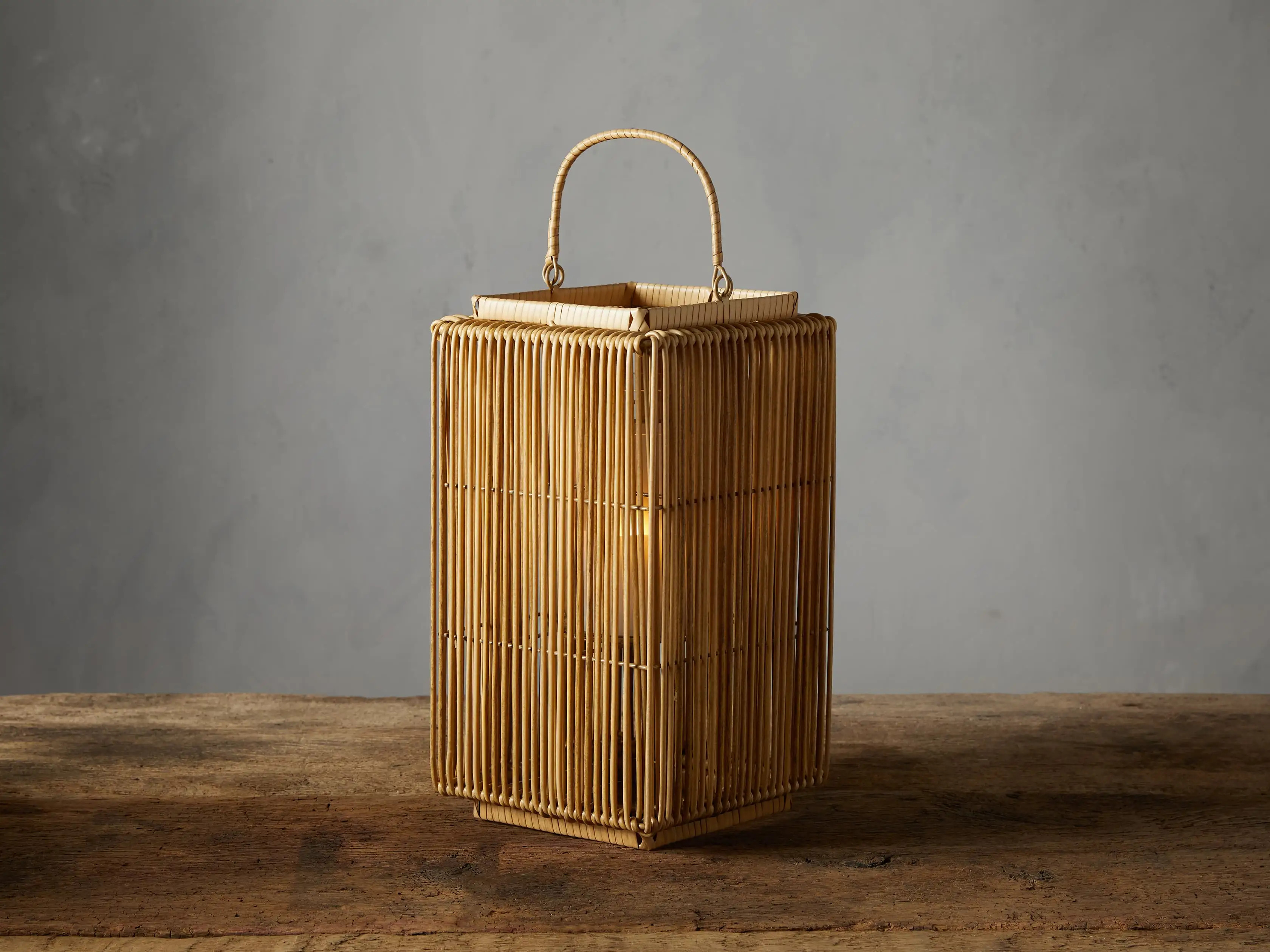 Malawi Lantern in Natural | Arhaus