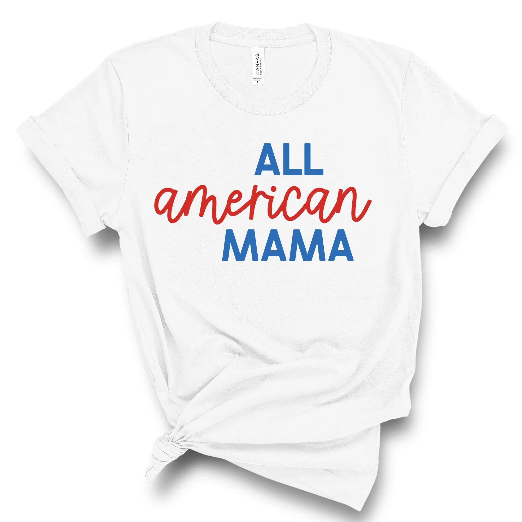 All American Mama 4th of July T-Shirt | The Little Lemons Company