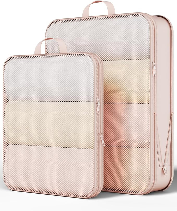 Veken 2/6/9/11 Set Compression Packing Cubes for Travel Essentials,Compressible Expandable Large ... | Amazon (US)