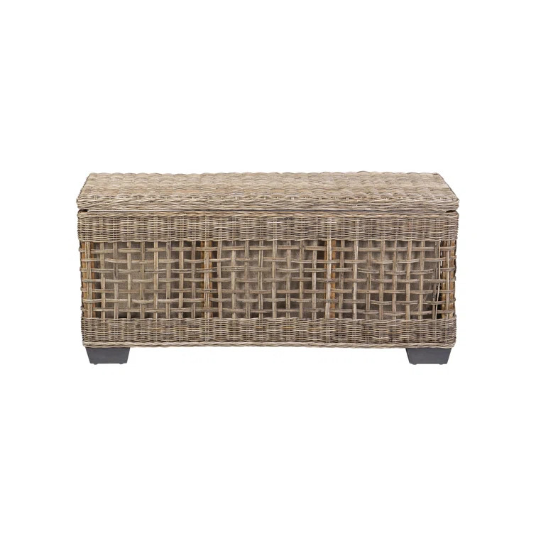 Siesta Dunkley Wicker Shoe Storage Bench | Wayfair North America