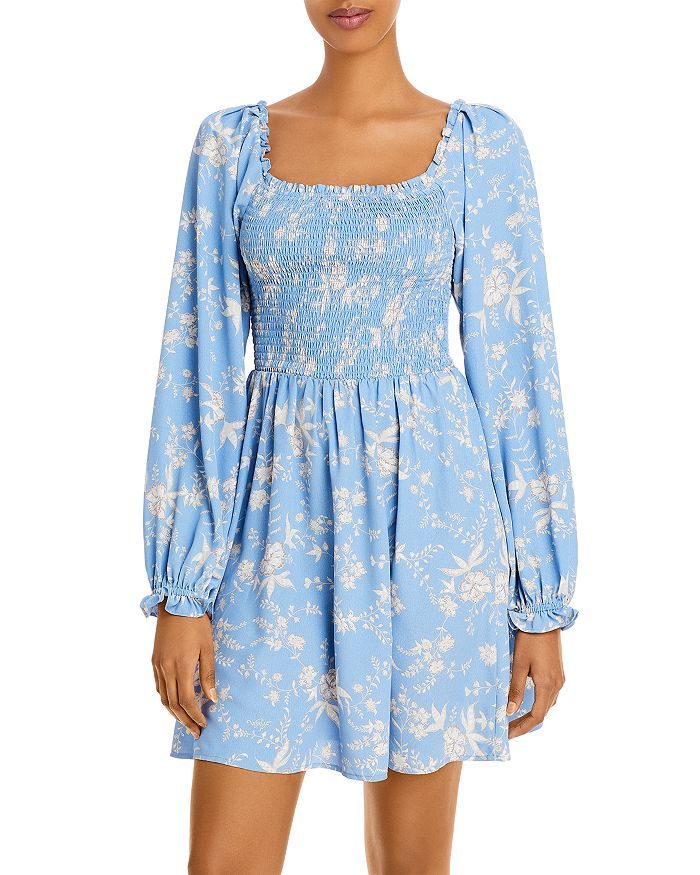 WAYF Roswell Smocked Mini Dress Back to Results -  Women - Bloomingdale's | Bloomingdale's (US)