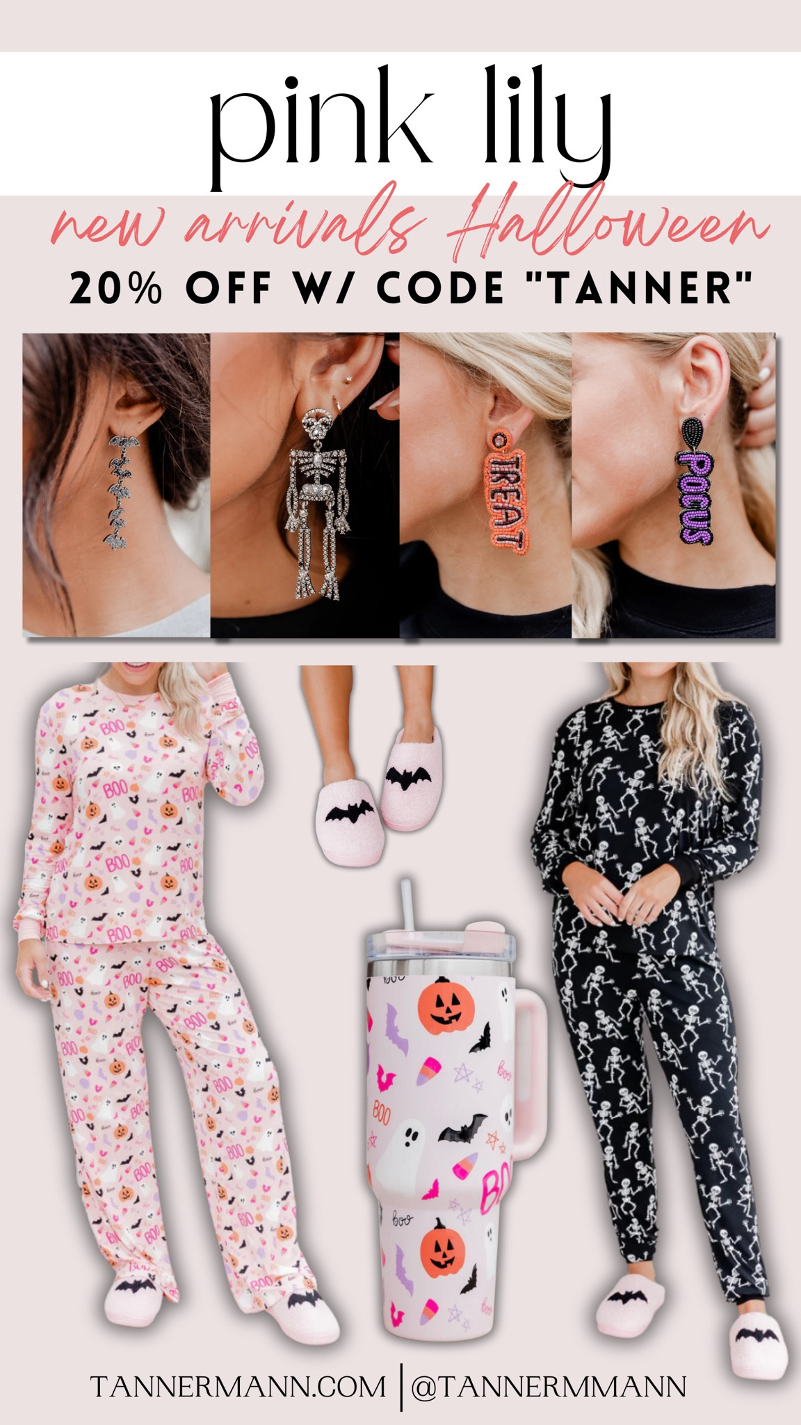 Pink Lily Just Released Halloween. Use Code “TANNER” for 20% Off #pajamas #tumbler

#LTKstyletip #LTKSeasonal #LTKFind
