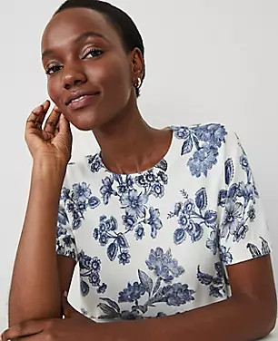 Toile Modern Sweater Tee | Ann Taylor