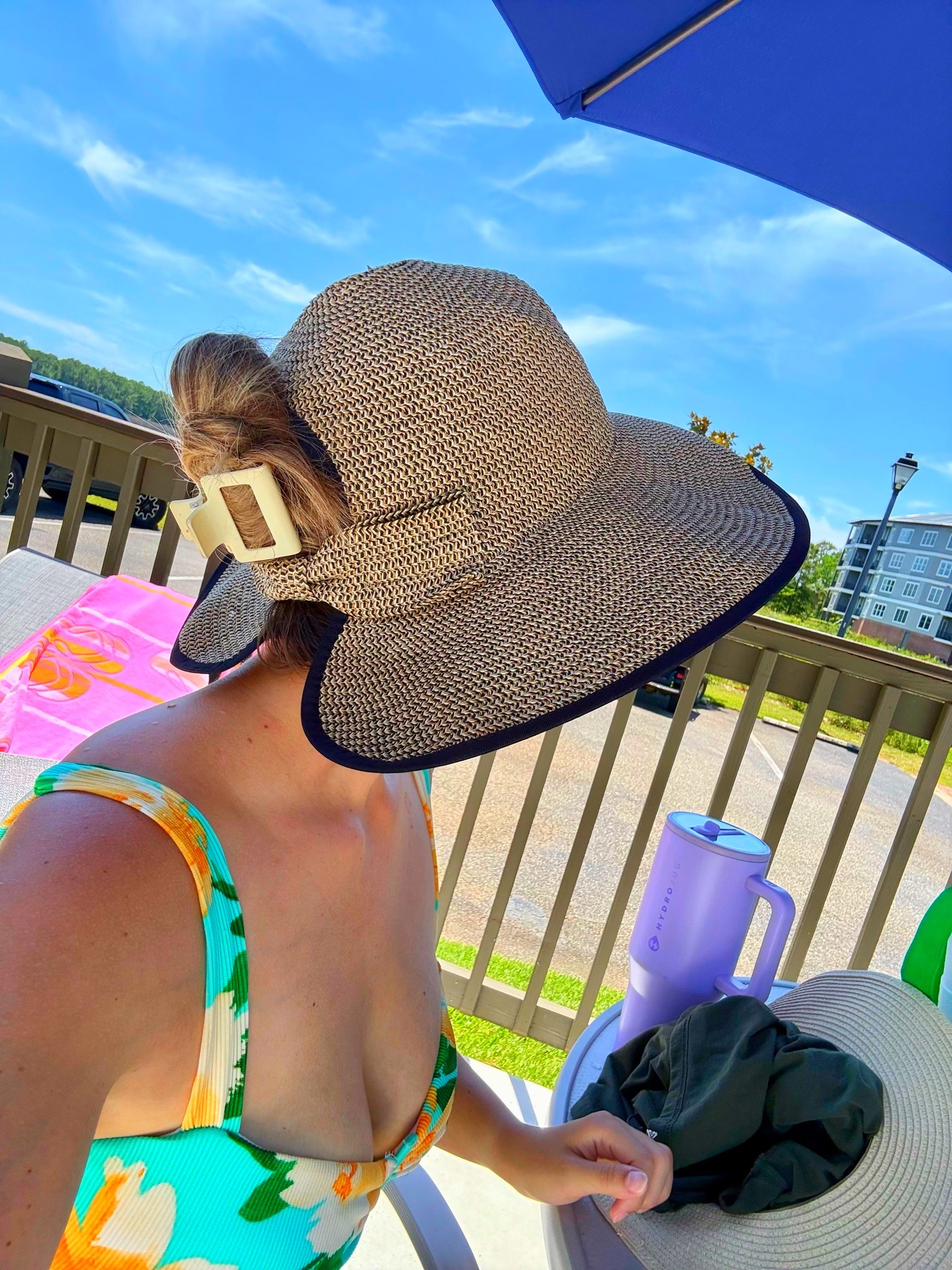 My favorite hat for full sun protection! Easily worn with a ponytail or clip!

Sun hat | sun protection | summer hat | boat hat | pool hat

#LTKdayinmylife #LTKSeasonal #LTKselfcare