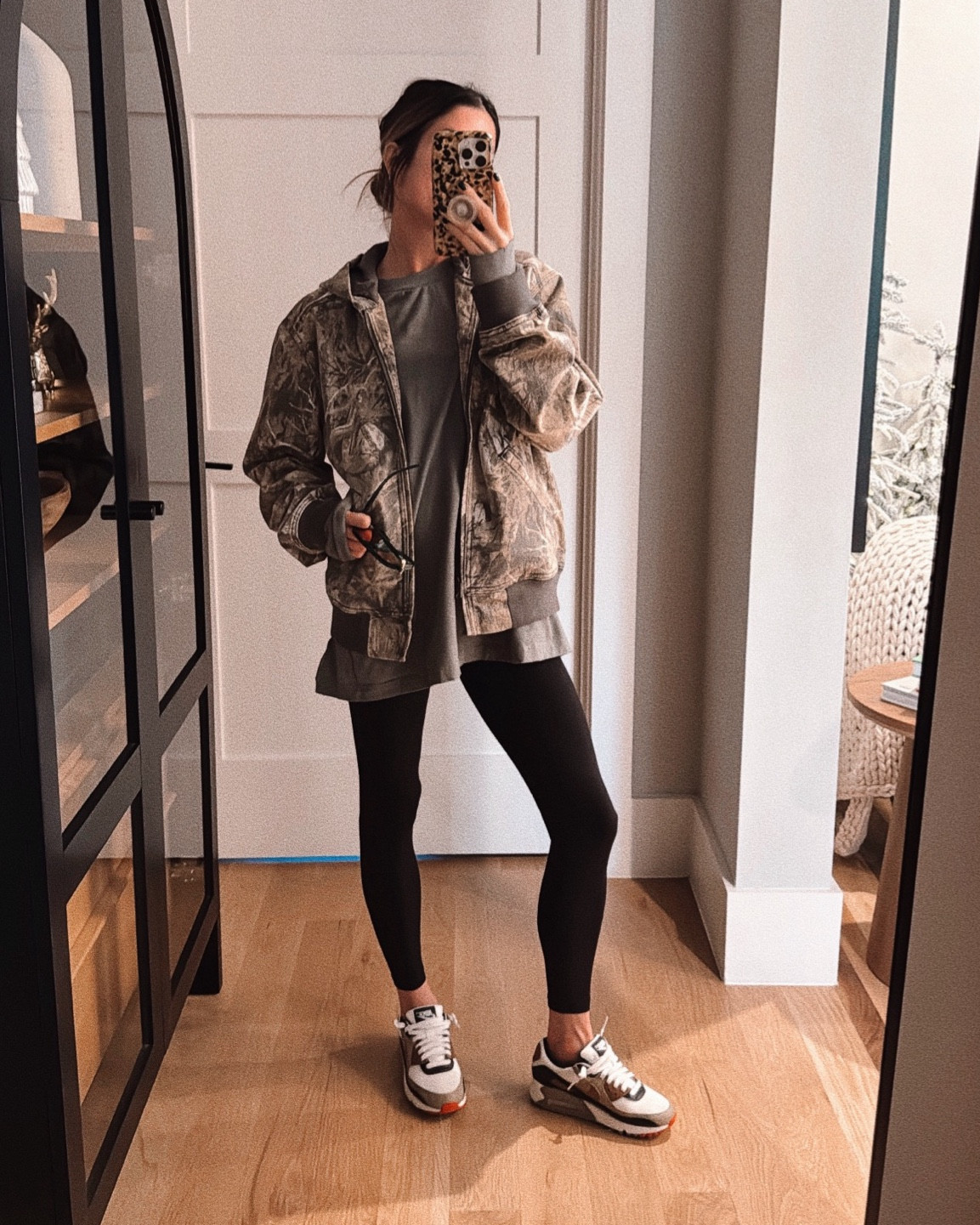 Casual vibes! // small in camo jacket, medium in tee, xs in leggings. 



#LTKSeasonal #LTKShoeCrush #LTKTravel