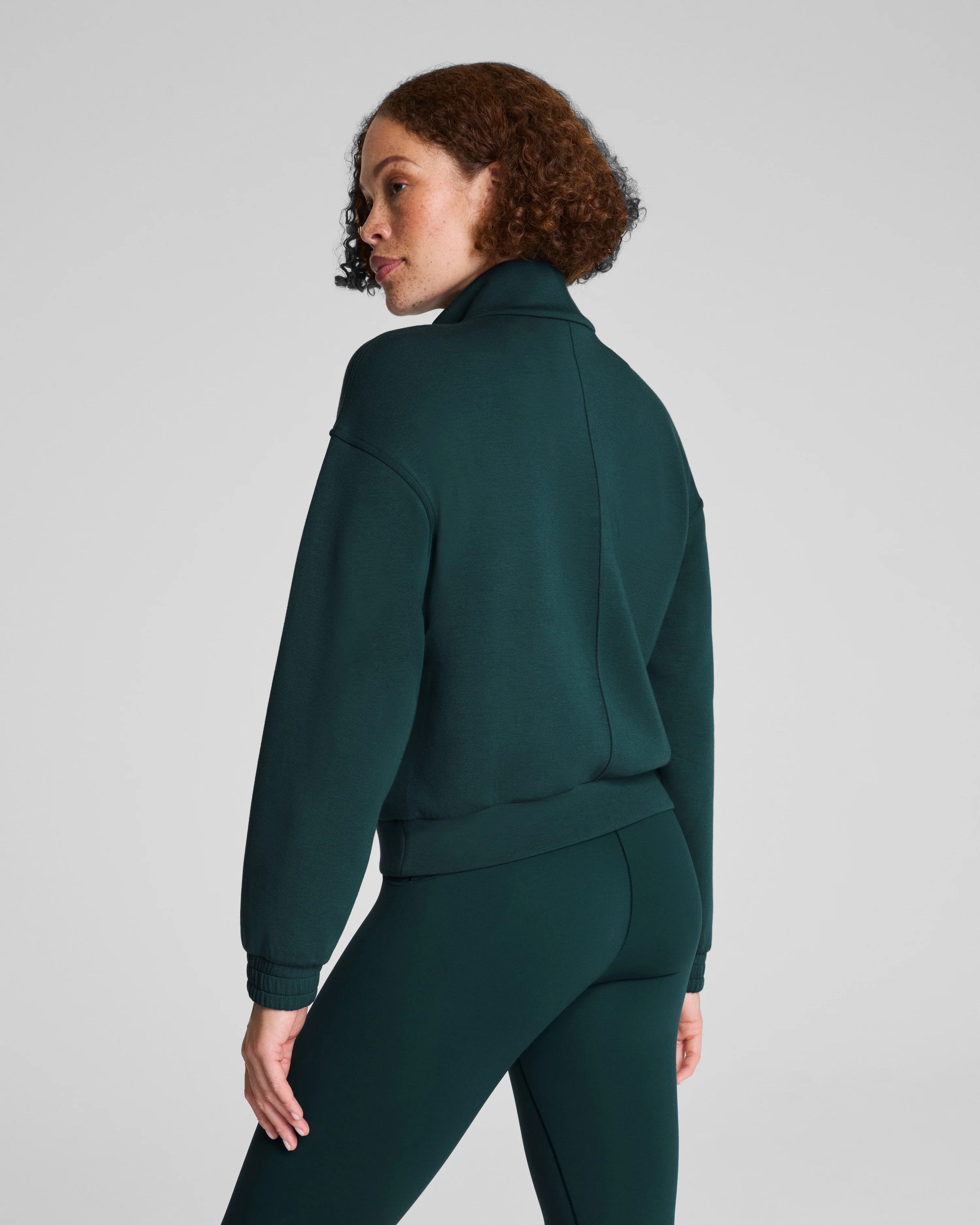 AirEssentials Full Zip Jacket | Brushed Lounge Jacket | SPANX | Spanx
