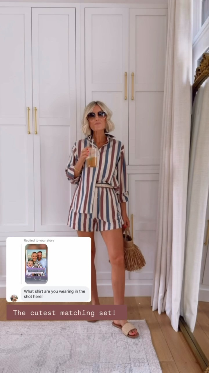 Love this striped button down set! It’s very Americana summer, which I love!

Loverly Grey, Tuckernuck, matching set, striped set, striped button down, Americana

#LTKSeasonal