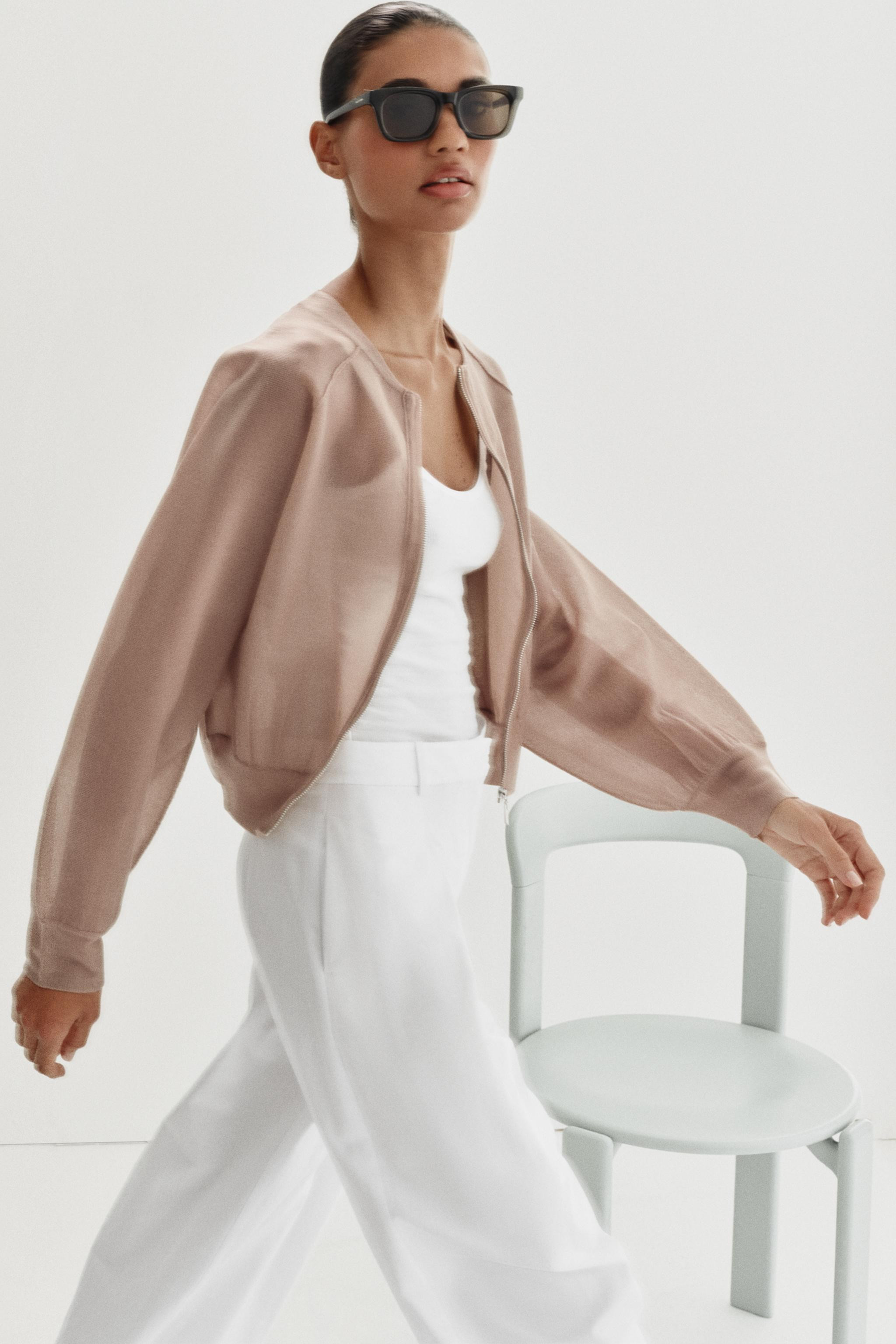 KNIT BOMBER JACKET | Zara US