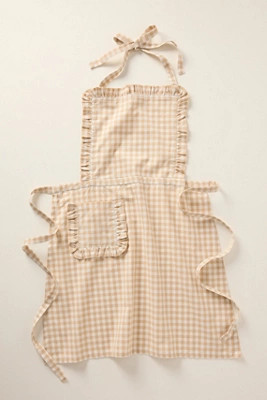 Brynn Gingham Apron | Anthropologie (US)