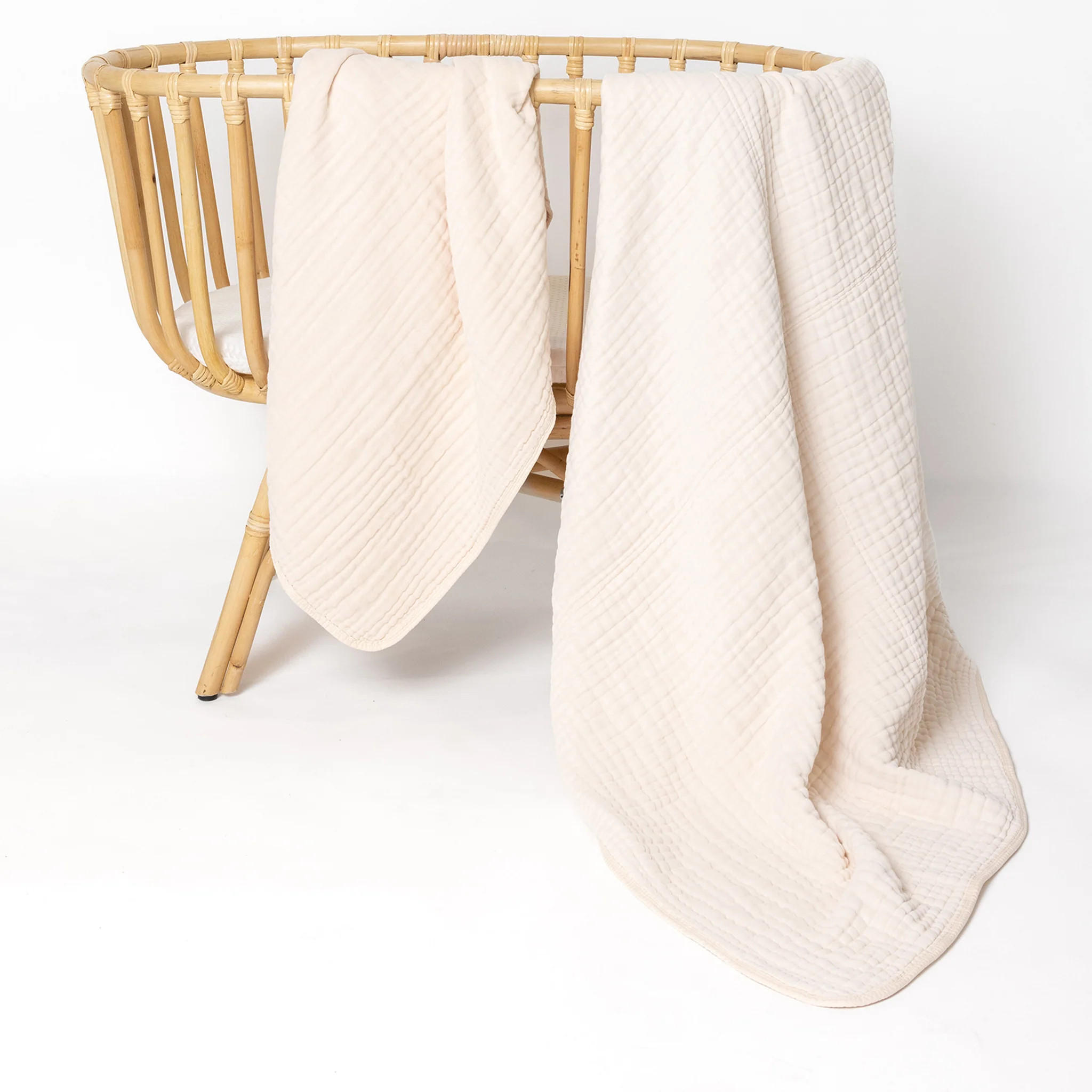 Cloud Muslin™ Quilt - Cream | Lou Lou & Company