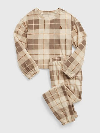 Kids Plaid PJ Jogger Set | Gap (US)