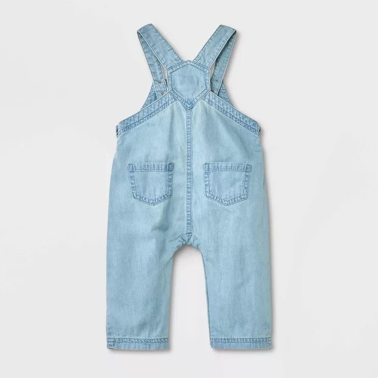 Baby Denim Overalls - Cat & Jack™ Light Blue | Target