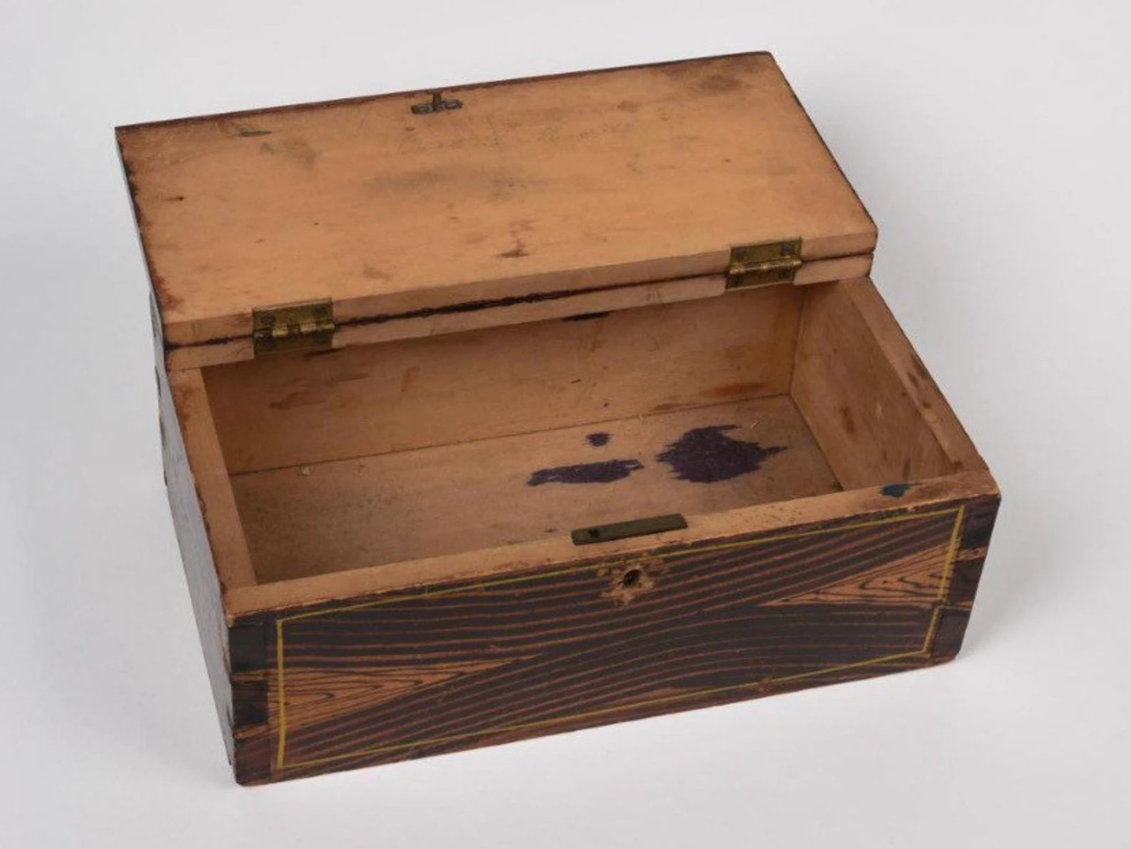 American Antique Box Faux Bois Grain Painted Box Maine 19th Century | Etsy (US)