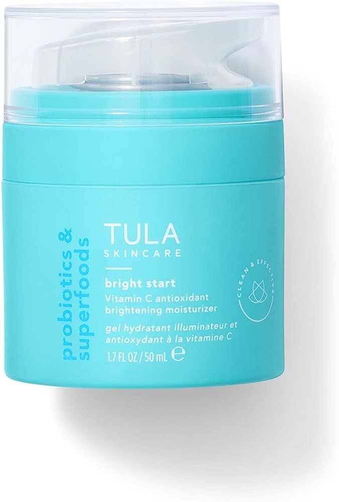 TULA Skin Care Bright Start Vitamin C Antioxidant Brightening Moisturizer - Lightweight Gel Cream... | Amazon (US)