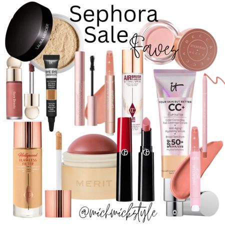 Sephora Sale Faves // foundation // blush // mascara // lipstick // setting spray 

#LTKbeauty #LTKsalealert #LTKGiftGuide