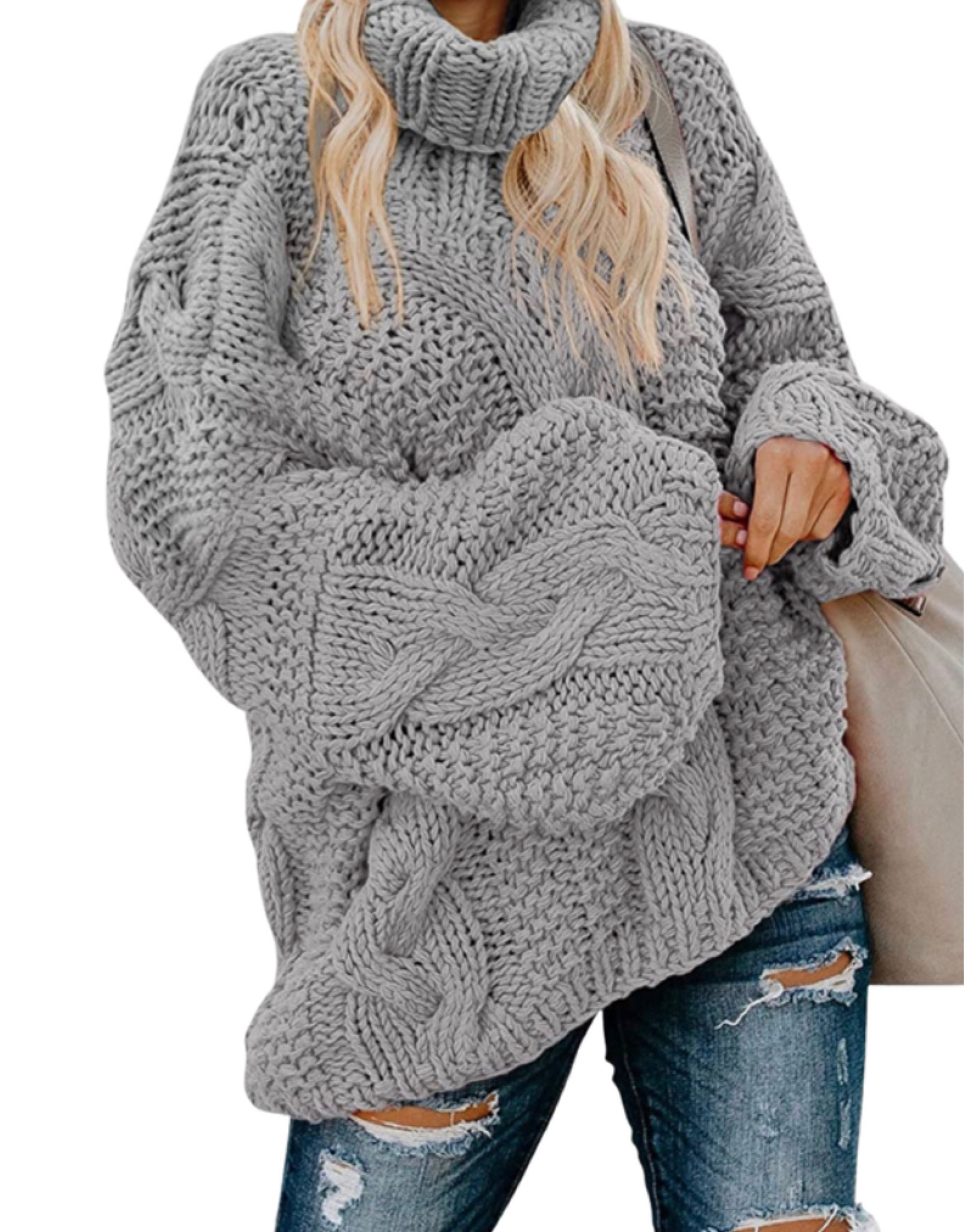 Oversized chunky knit sweater! Comes in other colors under $45!!! Fall outfits, fall must haves!

#LTKSeasonal #LTKunder50 #LTKstyletip