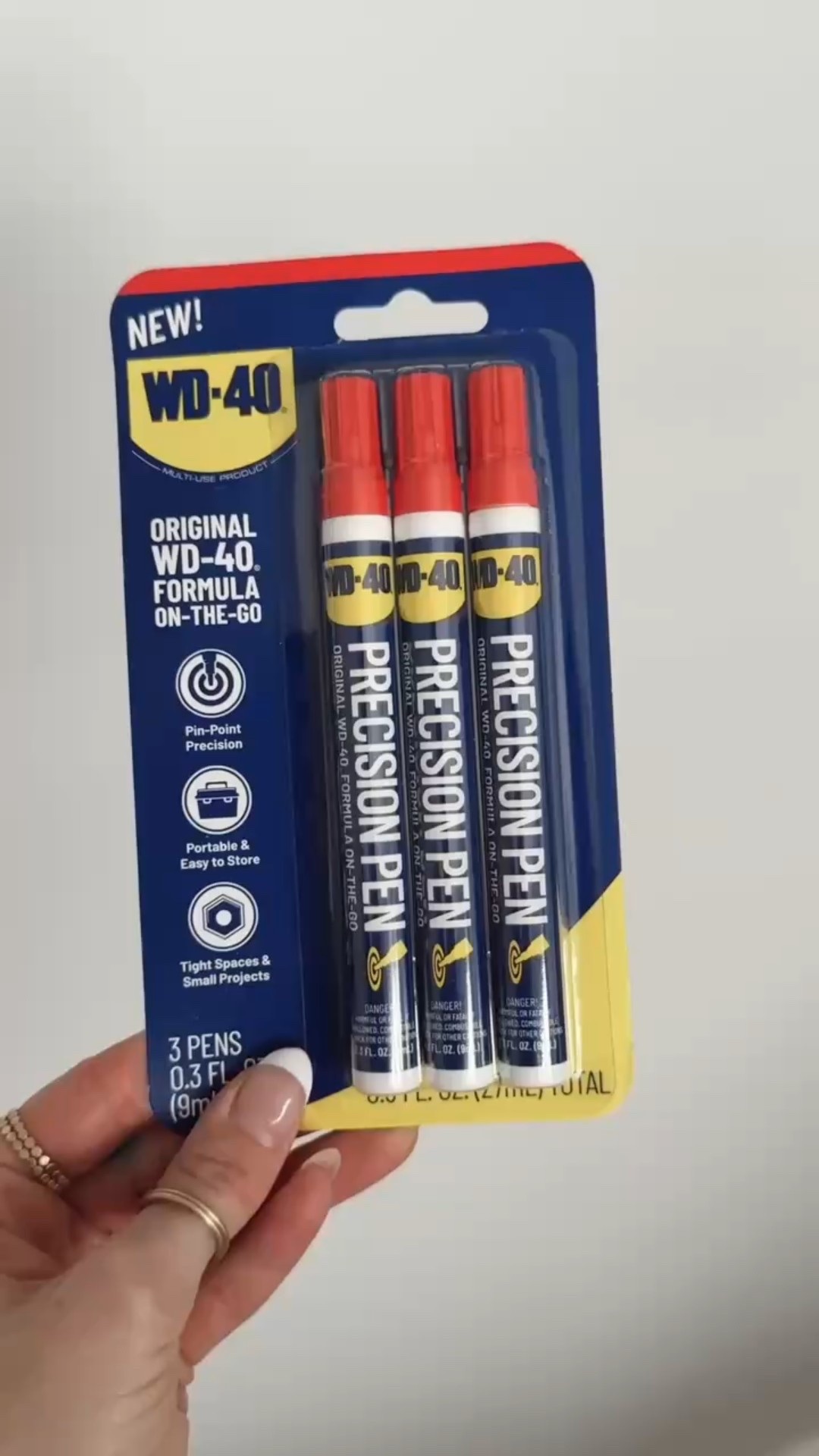 🤍 IDK WHY… but it’s so much easier to reach for the pens instead of the can.  The second I hear a squeak, I grab my pen 😆