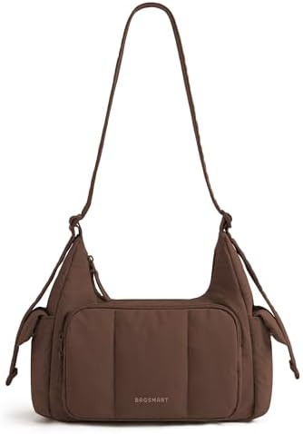 BAGSMART Crossbody Hobo Bags for Women, Small Puffer Everyday Purse | Amazon (US)