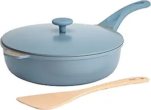 Goodful All-In-One Nonstick Pan and Lid with Beechwood Turner, Replaces Multiple Pots and Pans, H... | Amazon (US)