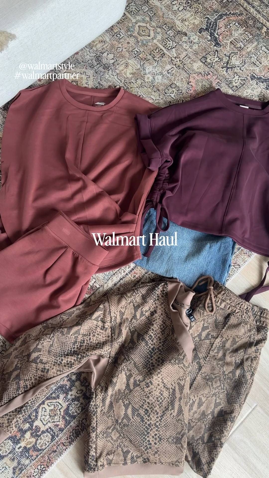 @Walmart has so many cute new fall fashion pieces right now! 🤎sharing my little haul here ✨
#walmartpartner #walmartstyle @walmartstyle 

#walmartfashion #scuba #scoop #barreljeans #joggerset #animalprint #fallfashion

#LTKSeasonal #LTKootd
