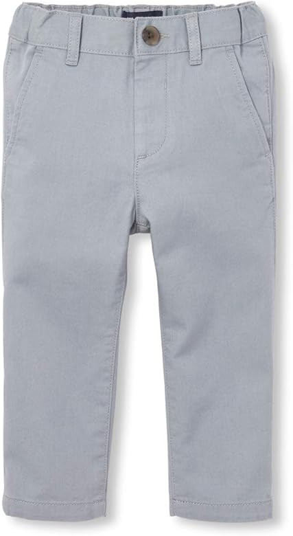 The Children's Place Boys' Baby and Toddler Uniform Skinny Chino Pants | Amazon (US)