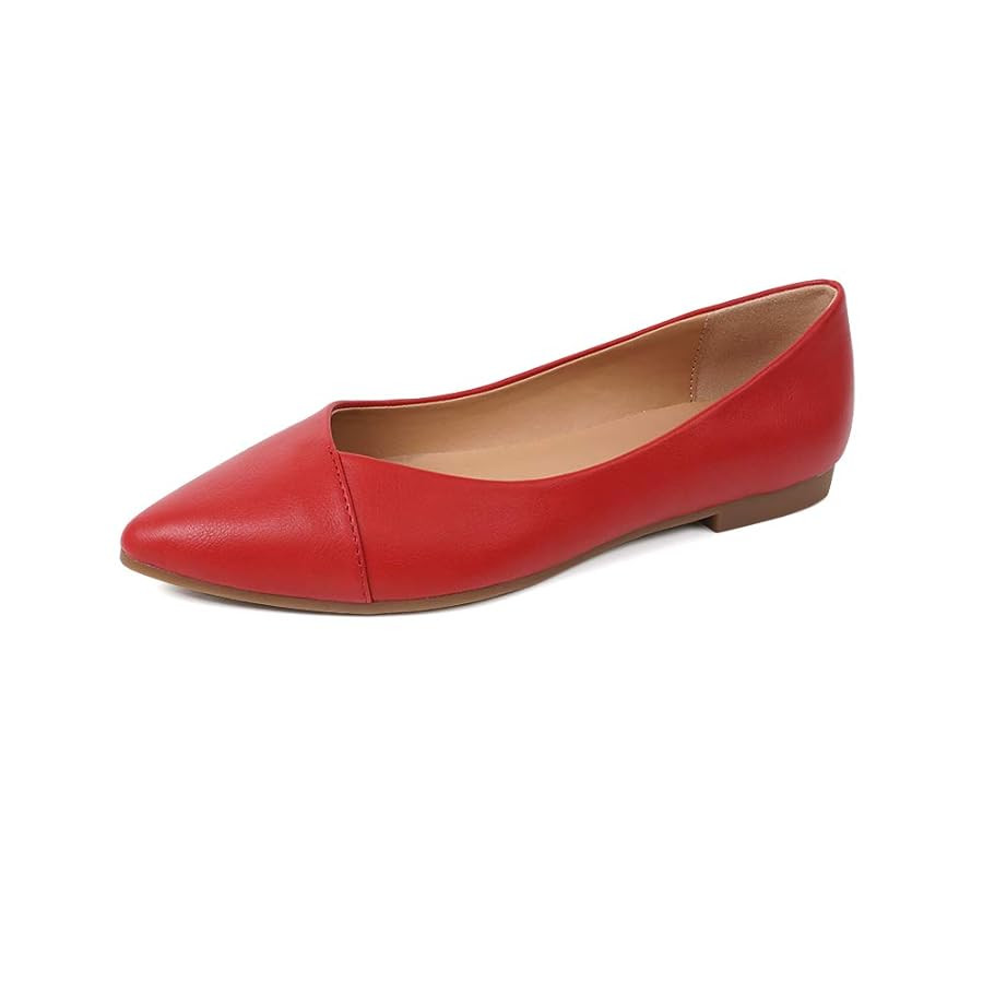 FUNKYMONKEY Women's Classic Ballet Flats Casual Comfort Slip On Flats Shoes | Amazon (US)