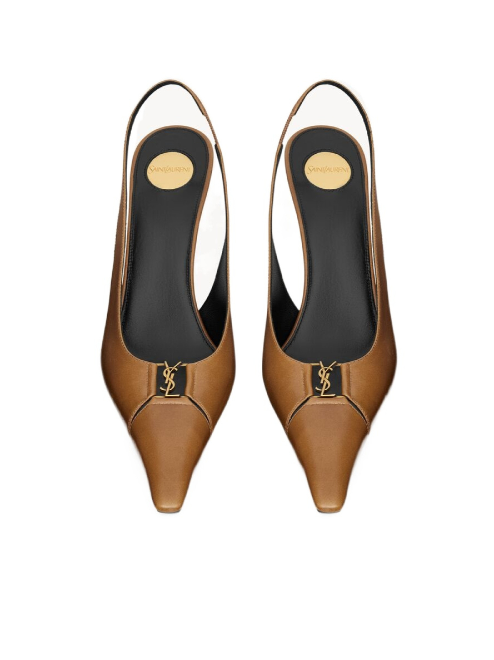 Saint Laurent Babylone Breteuil Slingback Pumps | Senser US