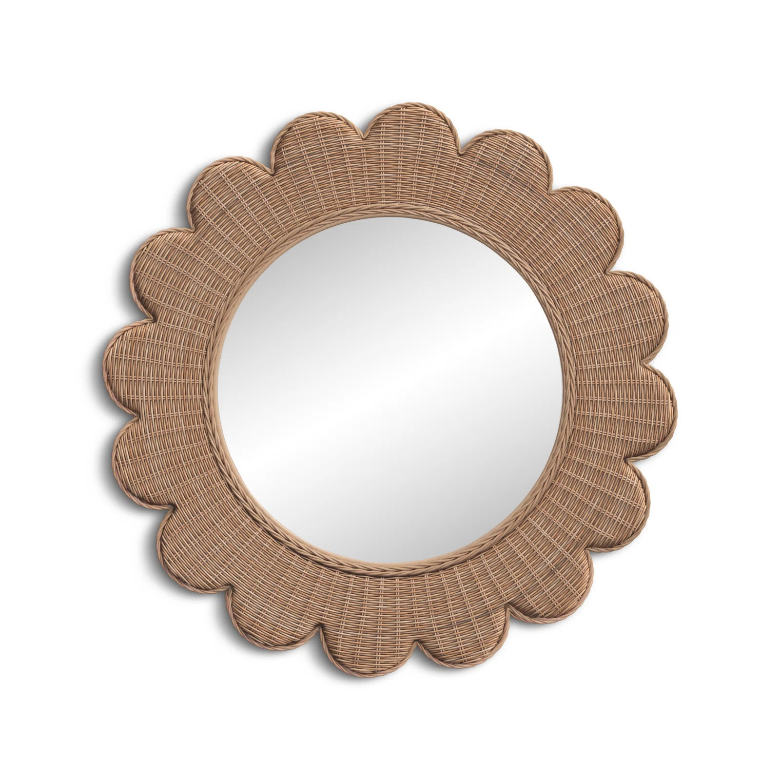 Birch Lane™ Sonia Rattan Flat Wall Mirror & Reviews | Wayfair | Wayfair North America