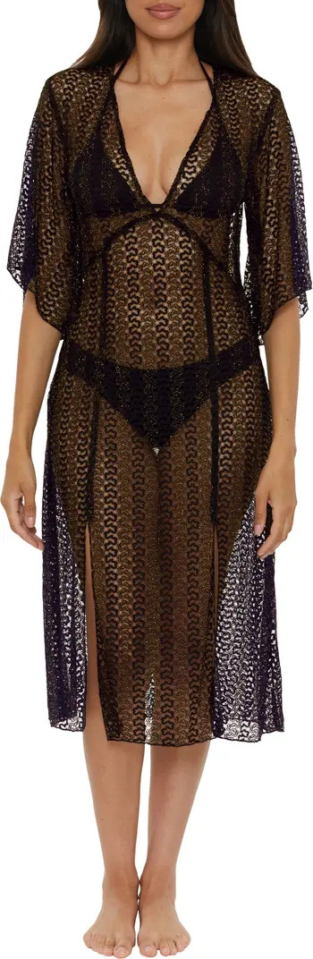 Becca Golden Mesh Cover-Up Dress | Nordstrom | Nordstrom