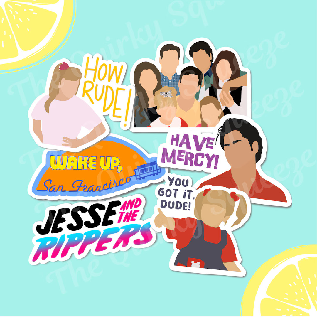 Full House Waterproof Vinyl Stickers Have Mercy Sticker Jesse and the Rippers Sticker - Etsy | Etsy (US)
