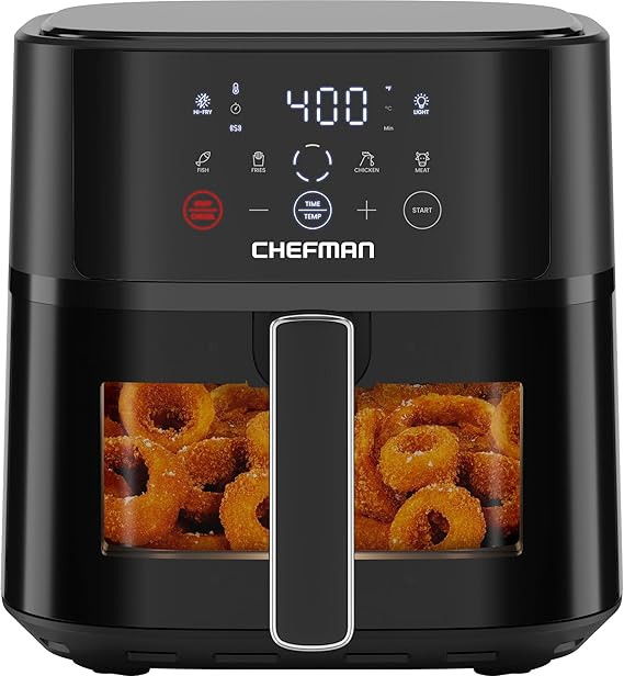 Chefman Air Fryer – 6 QT Compact Airfryer for Quick & Easy Meals, Features Hi-Fry Technology fo... | Amazon (US)