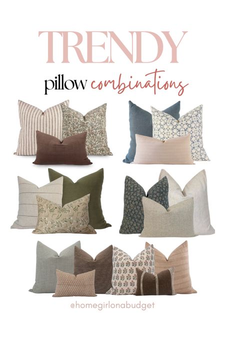 Pillow combinations, pillow combo, throw pillow covers, living room pillows, decorative pillows, pillows for couch, Pillow covers, bed pillows, bedroom pillows, pillows for grey couch, neutral pillows, neutral throw pillows, green pillow, studio McGee pillows, home decor on a budget, 2/26

#LTKhome #LTKfindsunder100 #LTKstyletip