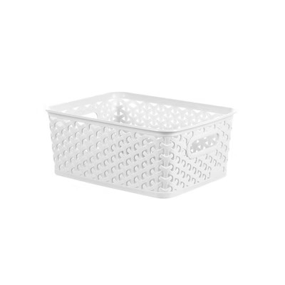 Y-Weave Small Decorative Storage Basket White - Brightroom™ | Target