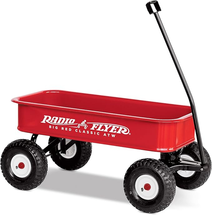 Radio Flyer Big Red Classic ATW Wagon, For Kids, Storage, Garden | Amazon (US)