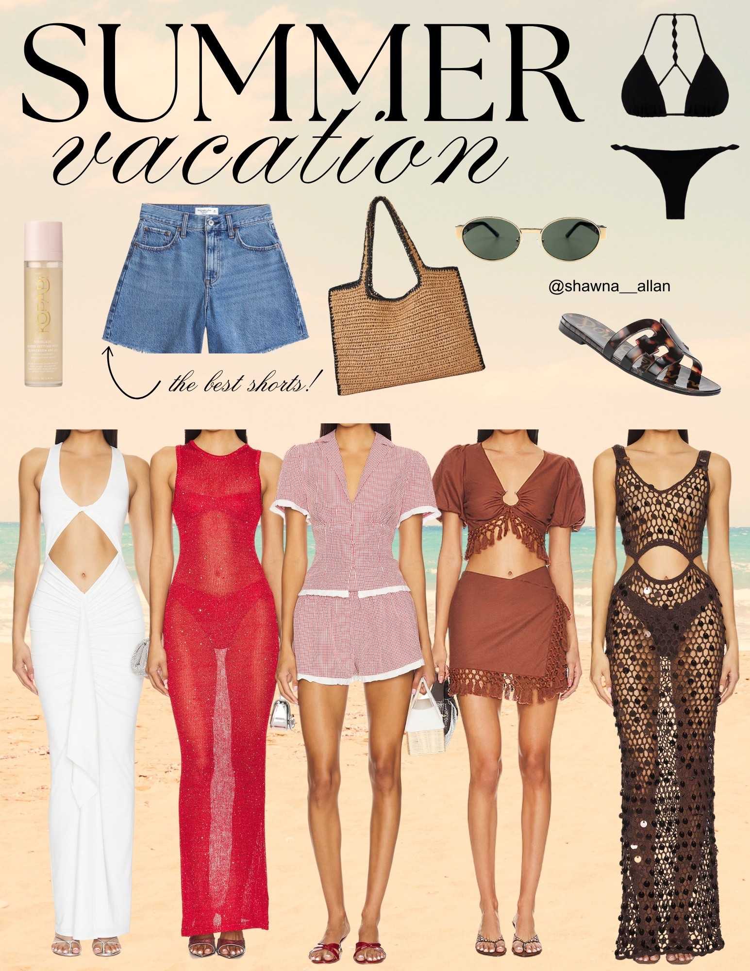 What I Packed: Summer Vacation 🌴☀️🐠


resort, paradise, Mexico, beach, vacation, pool, summer, coverup, jelly sandals, bag, sunscreen, bikini 

#LTKSummerEdit #LTKTravel #LTKSwim