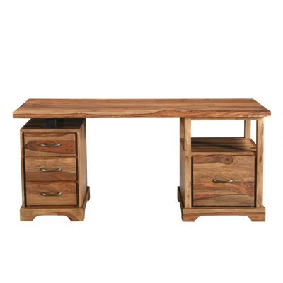 Chaliyah 2 Solid Wood Writing Desk Office Set with Chair | Wayfair North America