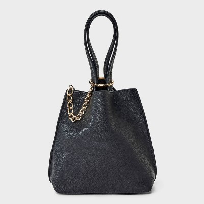 Gathered Pochette Handbag - A New Day™ Black | Target