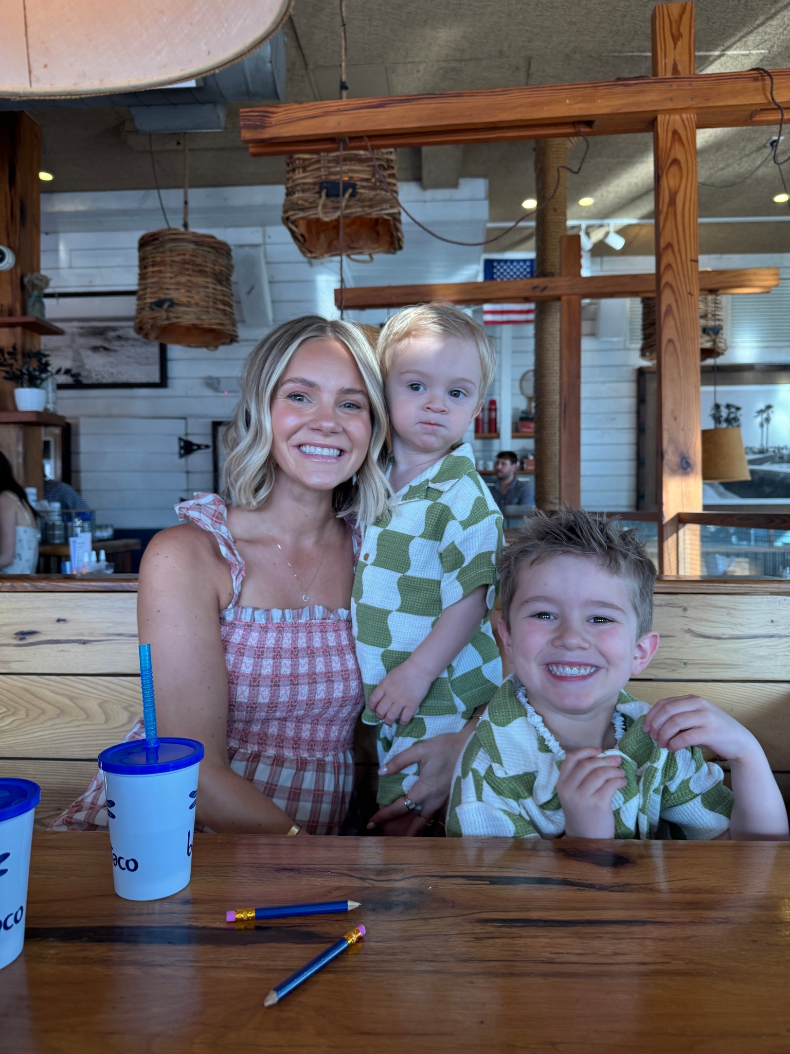 Spring outfit, maternity dresss