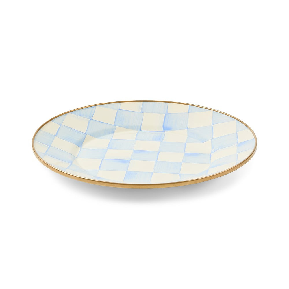 Sky Check Salad/Dessert Plate | MacKenzie-Childs
