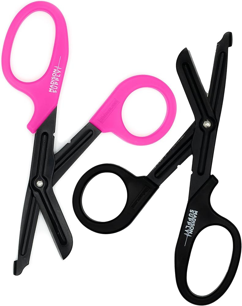 Madison Supply Medical Scissors, EMT and Trauma Shears - 7.5 Inch Premium Quality Stainless Steel... | Amazon (US)