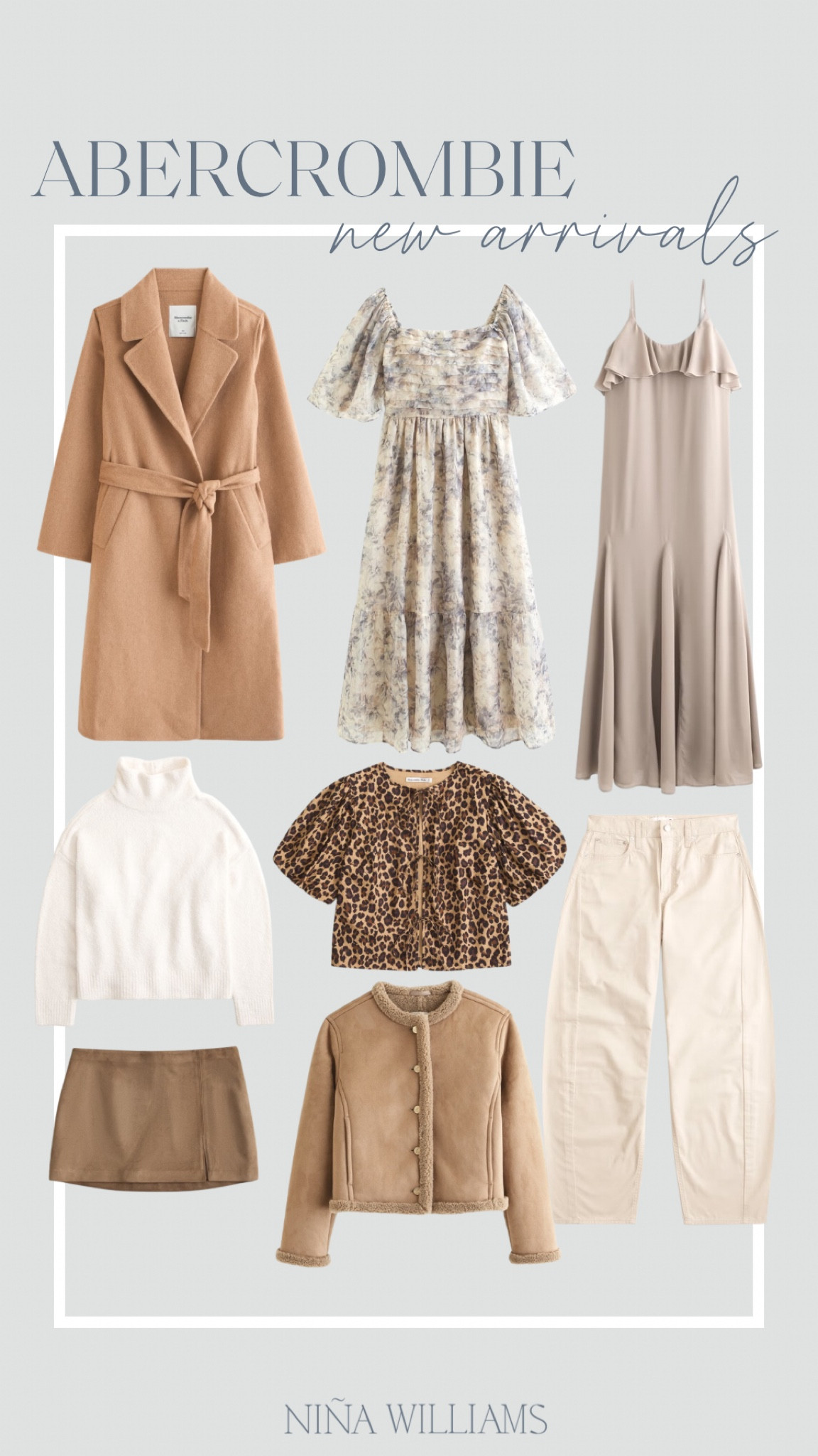 Abercrombie new arrivals! Fall outfits - fall sweater - Fall coat - fall dress - wedding guest dress - pre fall outfit - photo shoot outfit 

#LTKOver40 #LTKWorkwear #LTKWedding