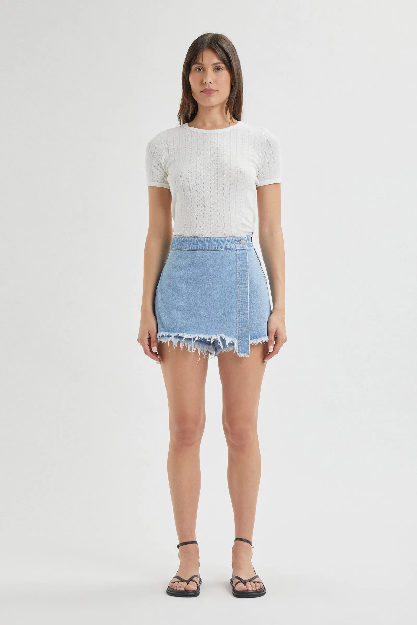 Buy Skort - Layla Sunshine Blue Online | Rollas Jeans | Rolla's Jeans US/CAN