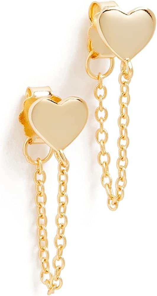 SHASHI Women's Heart Chain Drop Earrings | Amazon (US)