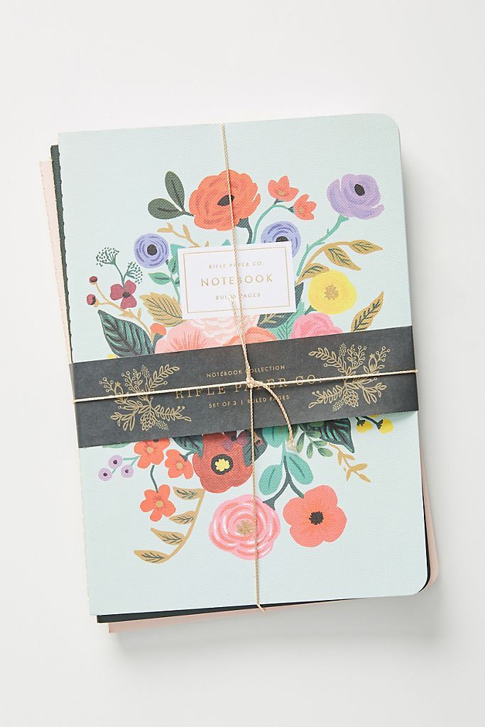 Rifle Paper Co. Journals, Set of 3 | Anthropologie (US)